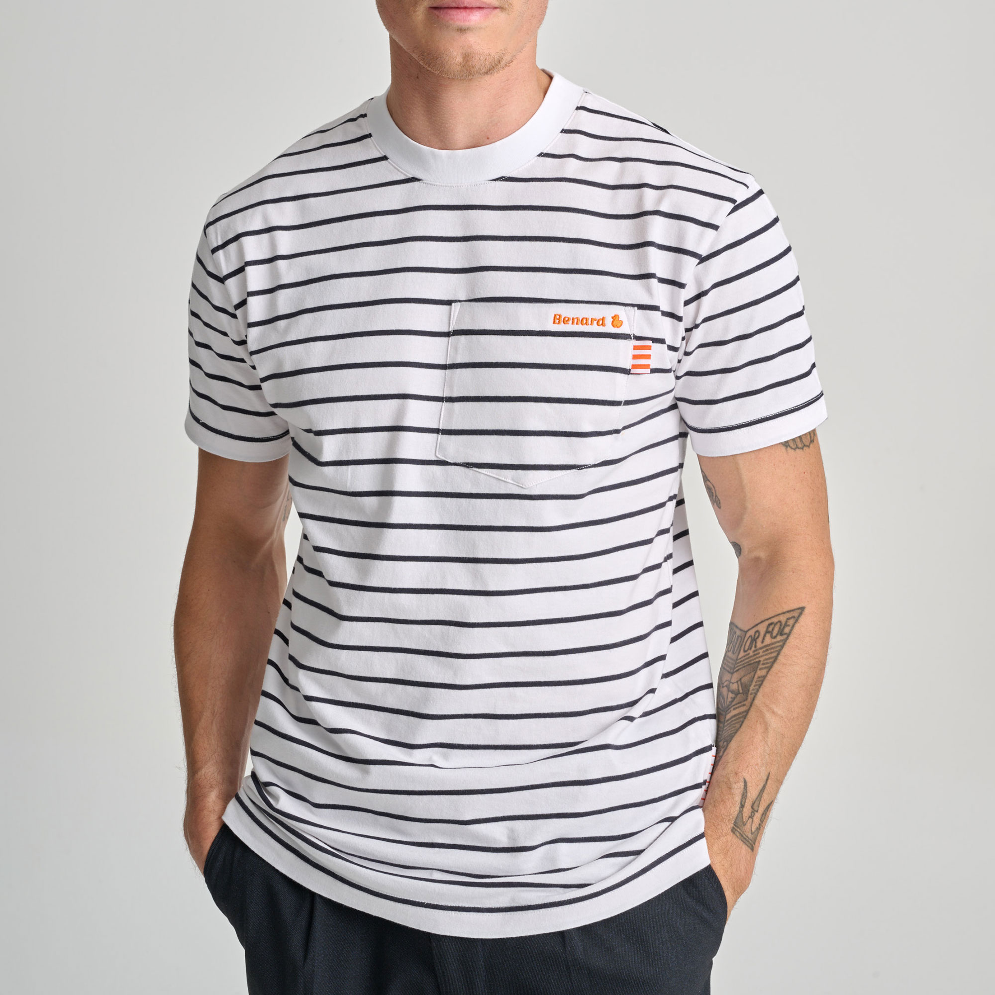 Classic Blue Stripe T-Shirt - Image 5